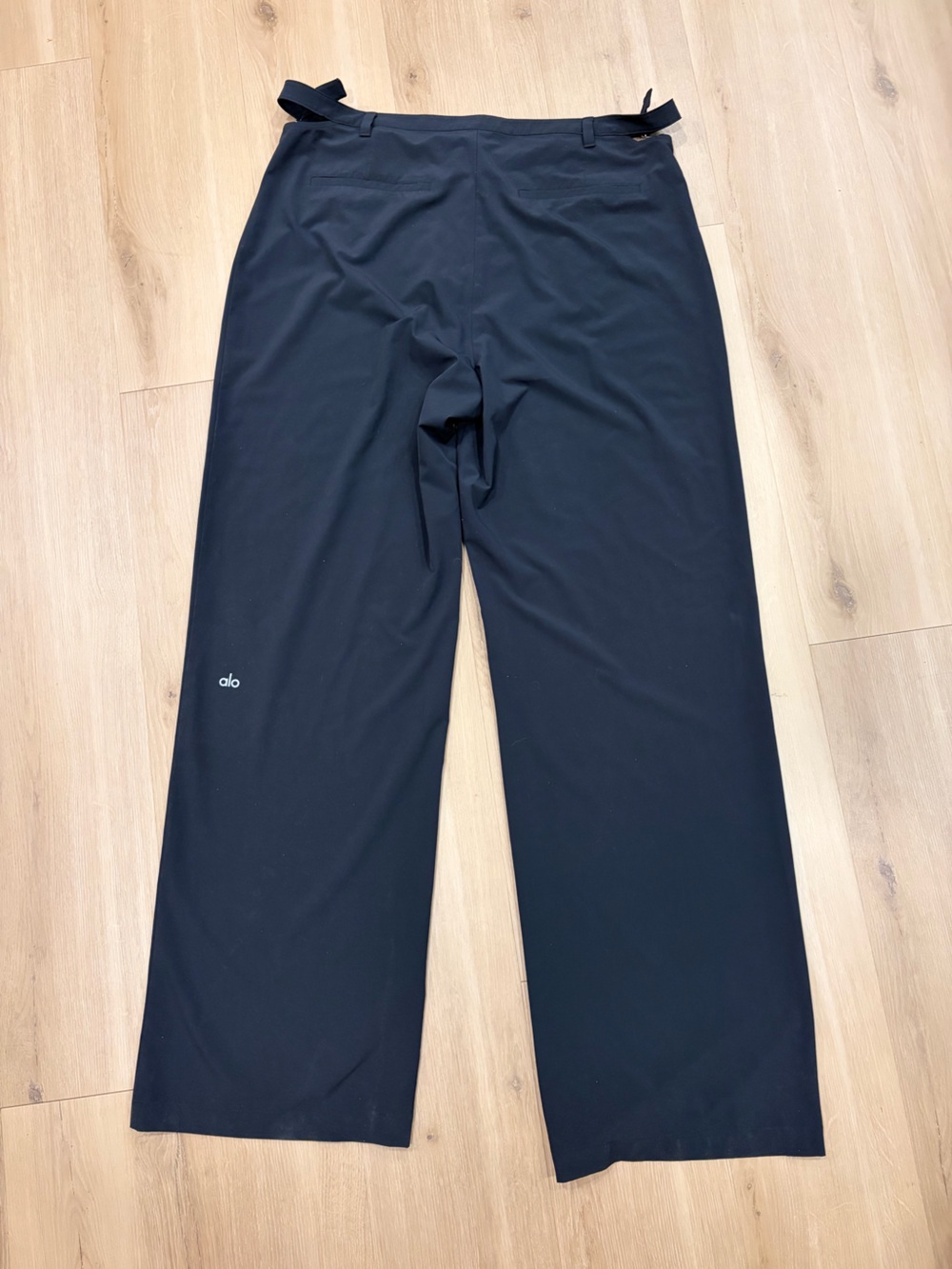 Alo Yoga Edge Trouser Athleisure Streetwear Pants Black - Women's XL